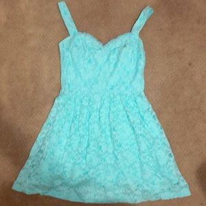 Aquamarine Lacey Hollister Sun Dress
